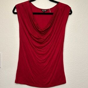 NICE+ZOE sleeveless top size XS red
